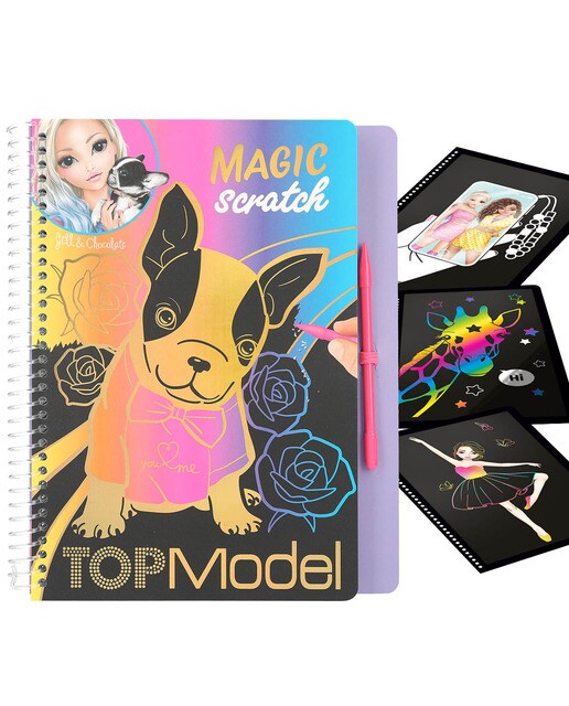 Magic-scratch book TOPModel Depesche 1