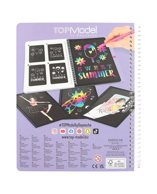 Magic-scratch book TOPModel Depesche 6