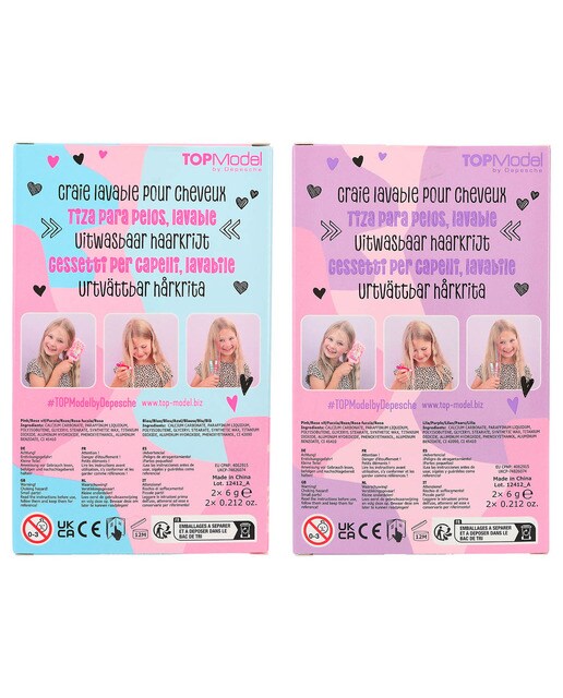 Tiza para el pelo TOPModel surtidas Depesche · TOPModel · El Corte