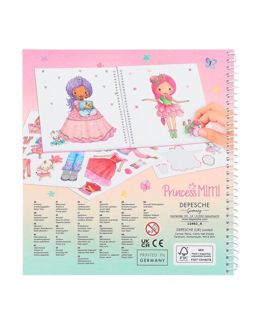 Caderno dress me up Princess Mimi Depesche 8