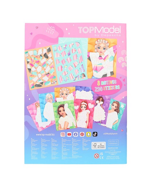 Libro pegatinas por números Mermaid TOPModel 5