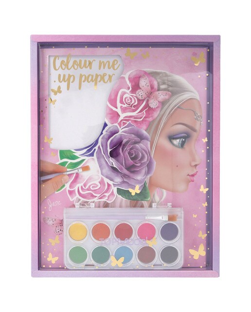 Folhas para colorir de sereia TOPModel 1