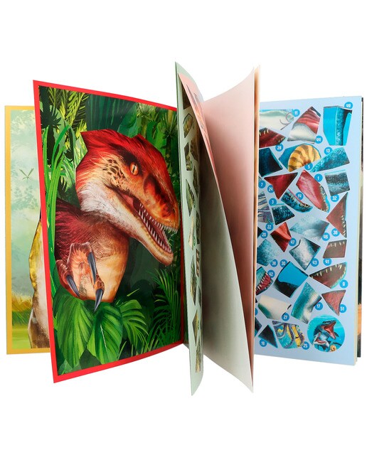 Livro de autocolantes por números Iceworld Dino World + Ação 3