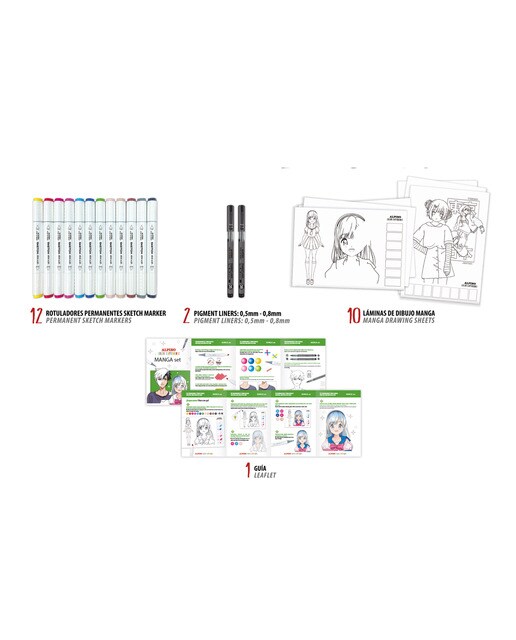 Conjunto Manga Color Experience Multicolor-2