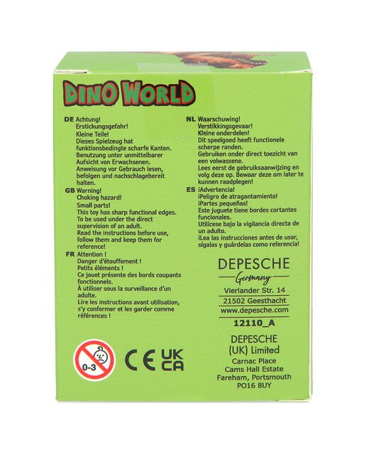 Conjunto de exploração Dino World 8