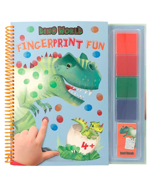 Pinta com os dedos Dino World 2