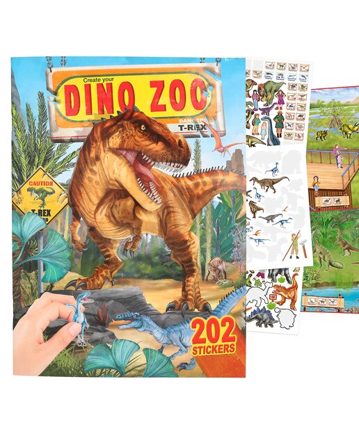 Caderno criao teu Dino Zoo Dino World 1