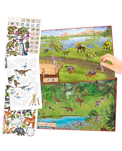 Caderno criao teu Dino Zoo Dino World 3