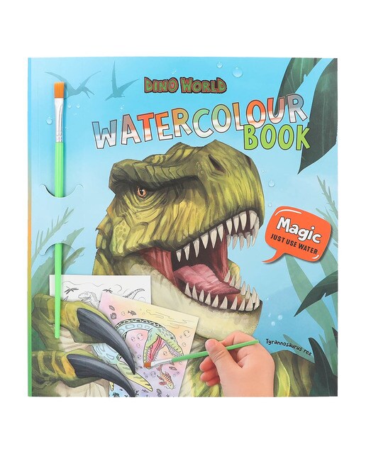 Livro de aguarelas Dino World 2