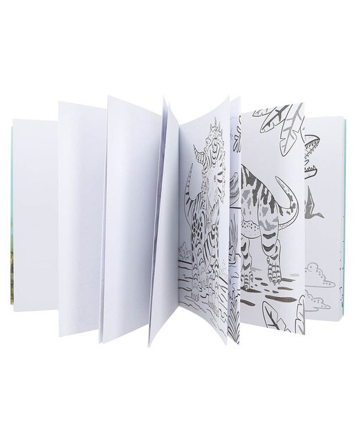 Livro de aguarelas Dino World 3