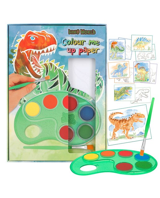 Folhas para colorir Dino World 1