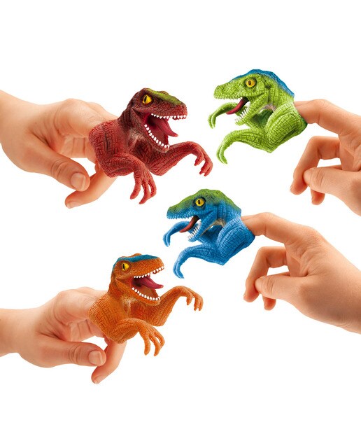 Títere de dedo Dino World 4