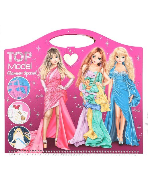 Livro de colorir TOPModel glamour 2