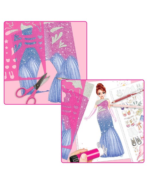 Livro de colorir TOPModel glamour 6