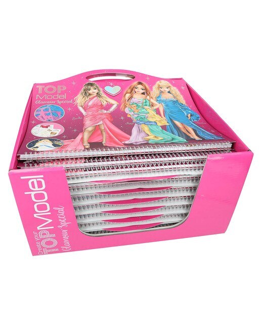Livro de colorir TOPModel glamour 8