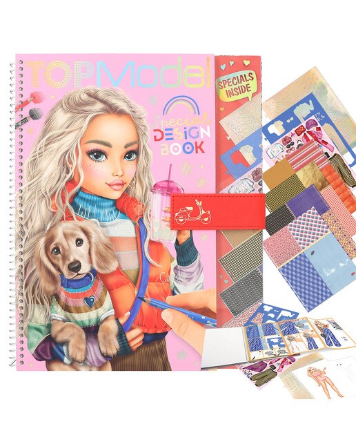 Livro de colorir especial TOPModel 1