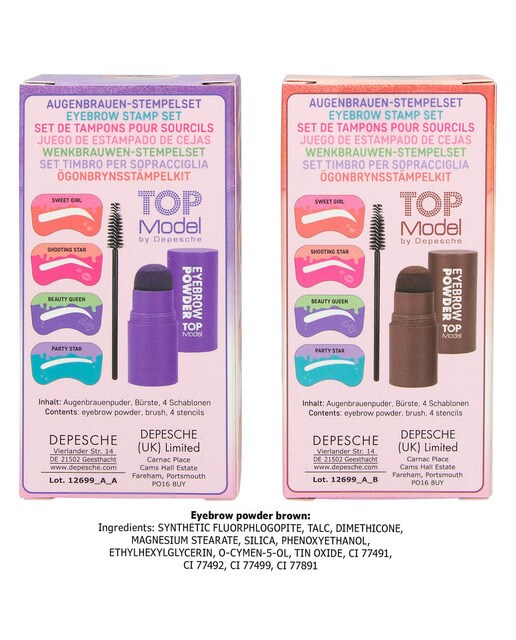 Conjunto de sobrancelhas  TOPModel 6