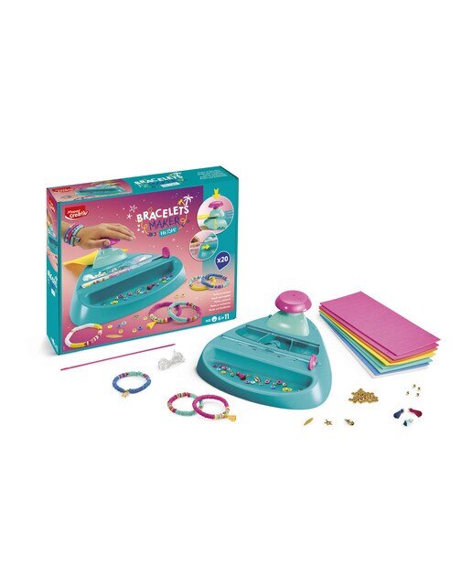 Máquina para crear pulseras y abalorios Maped rosa y azul Multicolor-2
