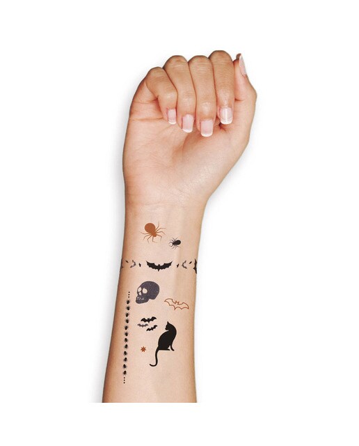 Tatuajes temporales de diseño Halloween Alpino 2