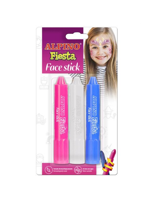 Imagen 0 de Blister 3 face stick princess Alpino