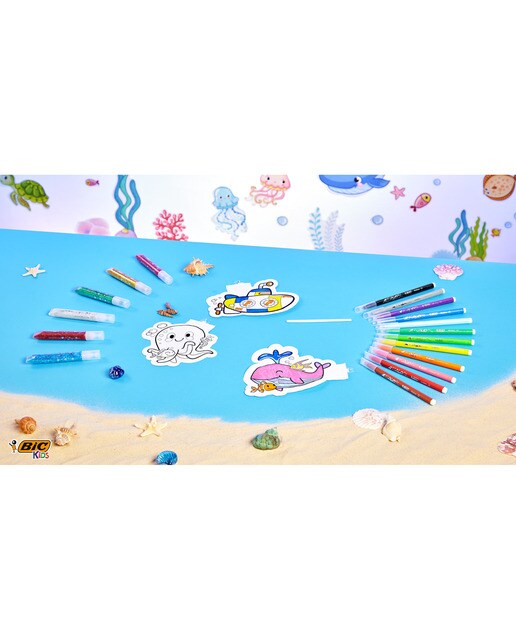 Pack regalo coloreado BIC KIDs 4