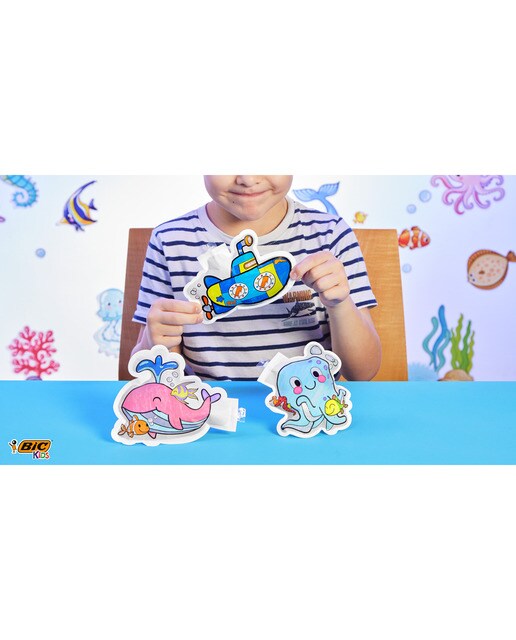 Pack regalo coloreado BIC KIDs 6