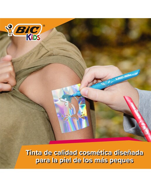 Marcadores de tatuagem BIC KIDs com 10 modelos 5 unidades 2