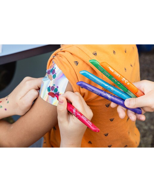 Marcadores de tatuagem BIC KIDs com 10 modelos 5 unidades 5