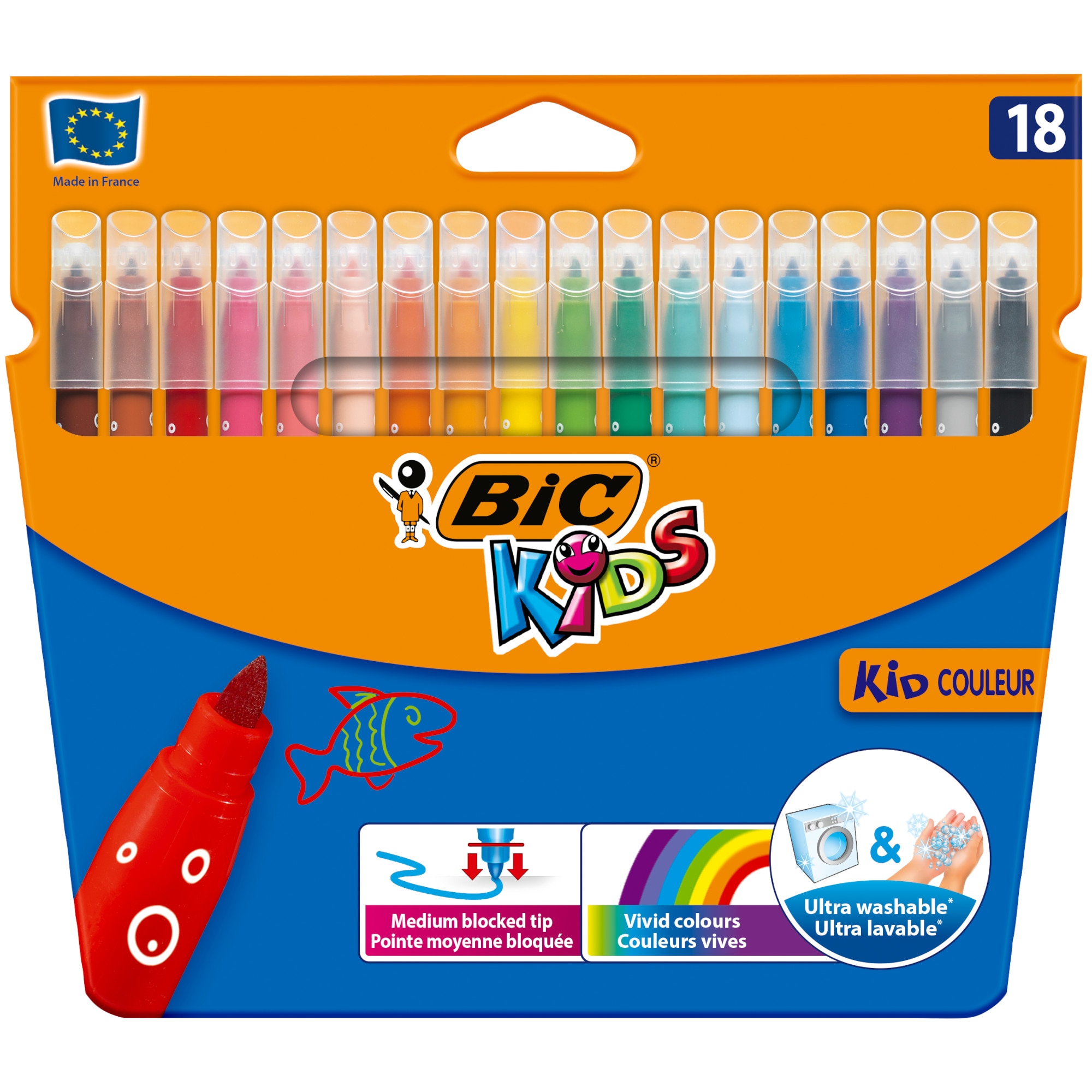 Pack regalo coloreado BIC KIDs con máscara 3D 3