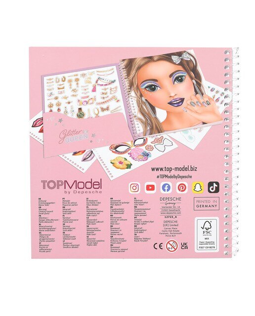 Livro dress me up make-up TOPModel 4