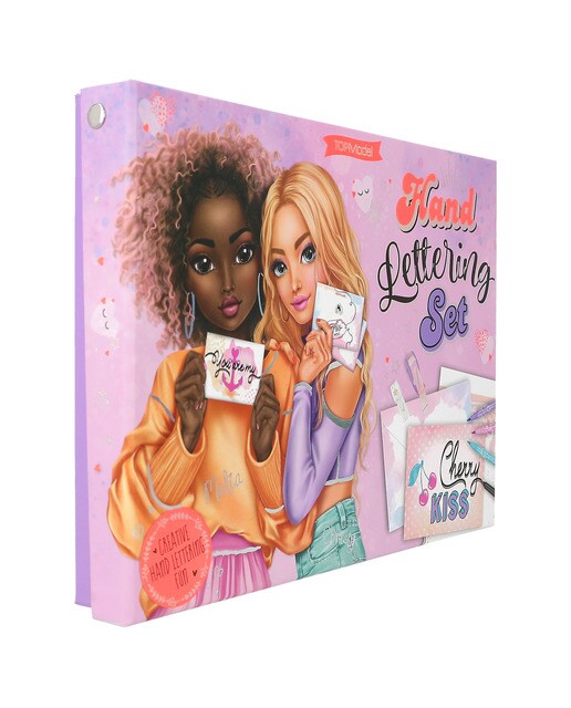 Conjunto de cartas e lettering TOPModel 5