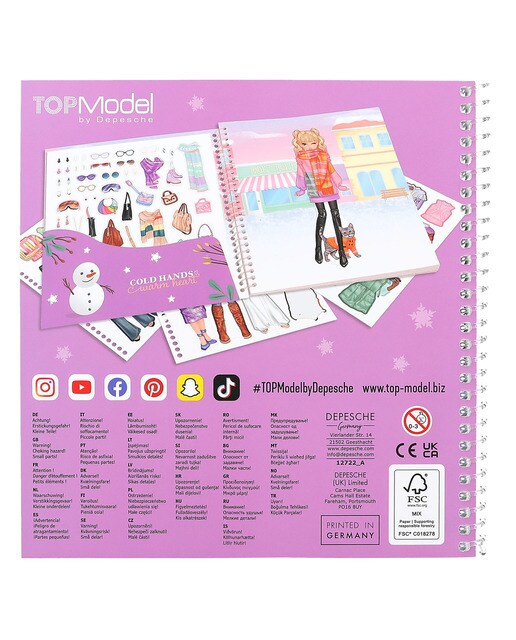 Caderno dress me up TOPModel 5