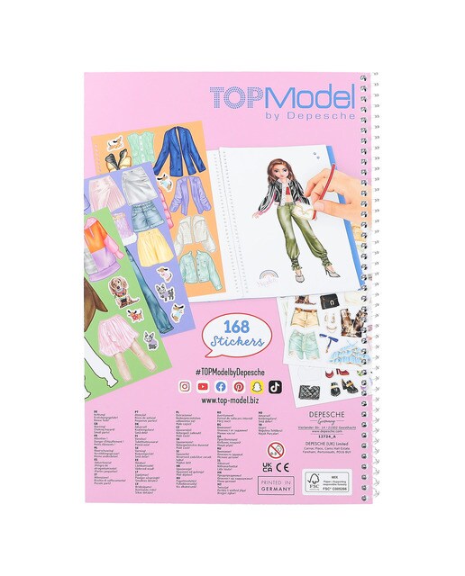 Caderno dress me up grande TOPModel 6