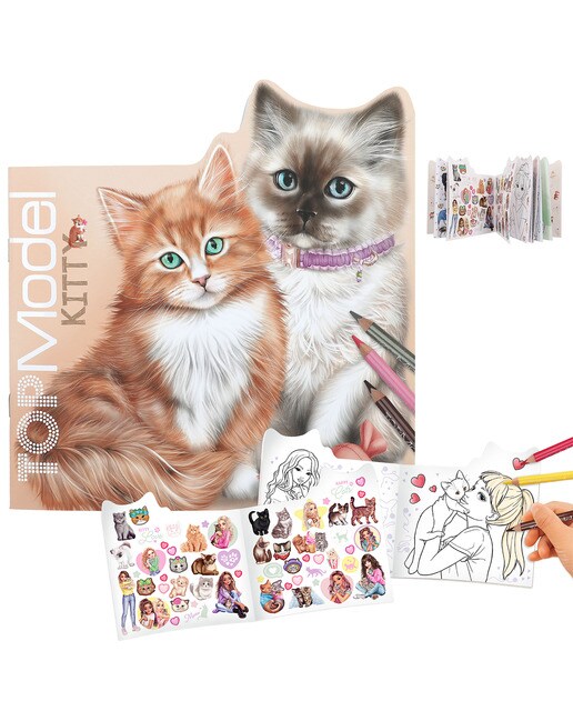 Imagen 0 de Libro para colorear Kitty TOPModel