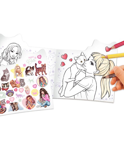 Livro para colorir Kitte TOPModel 3
