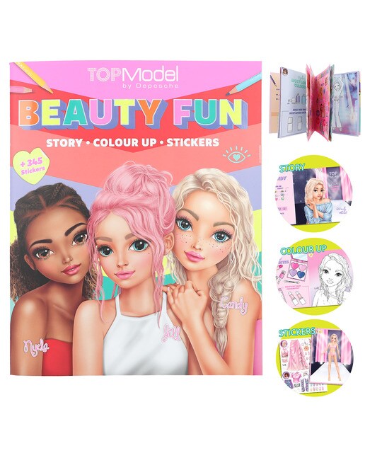 Imagen 0 de Libro para colorear beauty fun TOPModel