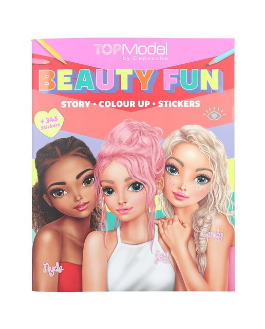 Libro para colorear beauty fun TOPModel 2