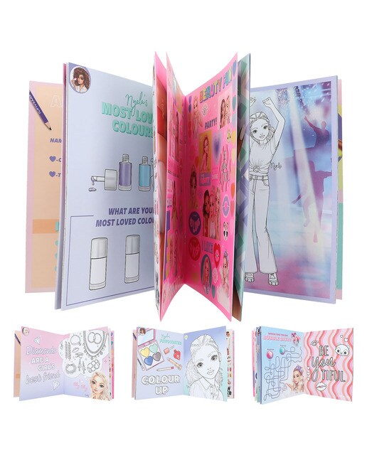 Libro para colorear beauty fun TOPModel 3