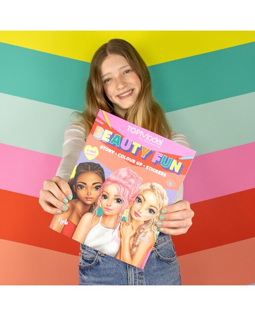 Libro para colorear beauty fun TOPModel 7