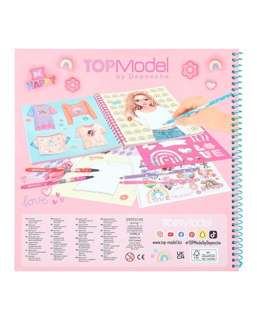 Livro desenhe a sua própria T-Shirt TOPModel 5
