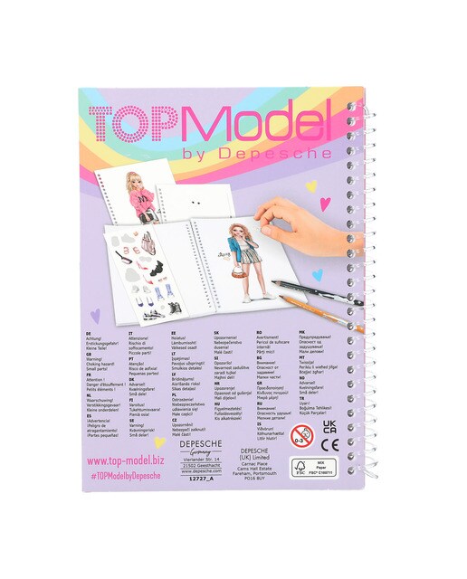 Livro de colorir TOPModel 4
