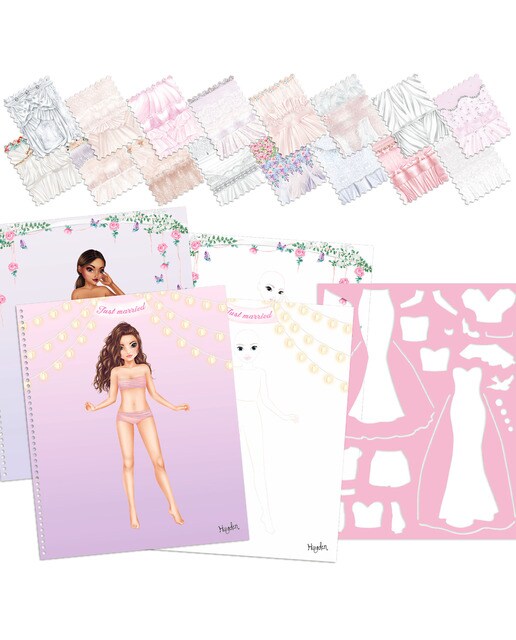 Livro para colorir especial de casamento TOPModel 5