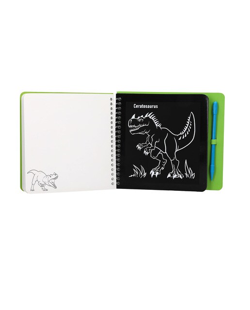 Livro de raspadinha Dino World 3