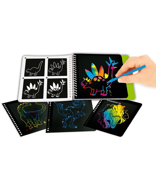 Livro de raspadinha Dino World 5