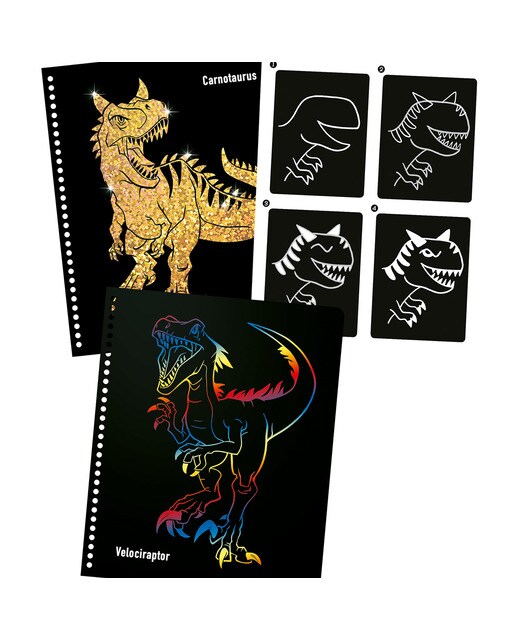 Livro de raspadinha Dino World 5