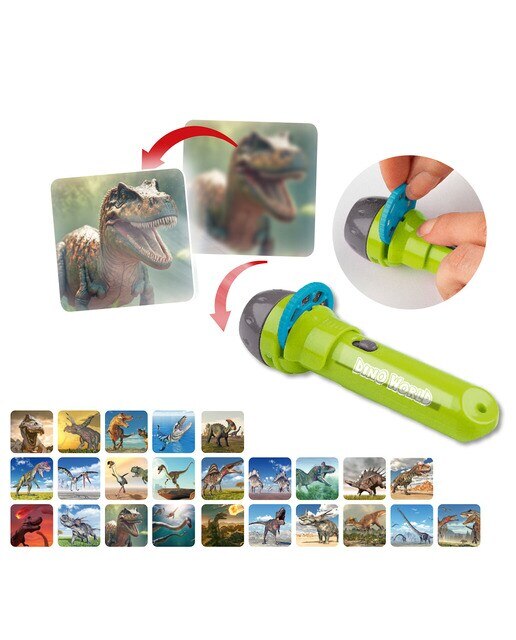 Lanterna com efeitos de imagem Dino World 3