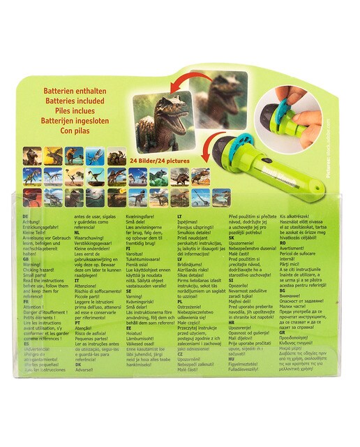 Lanterna com efeitos de imagem Dino World 6