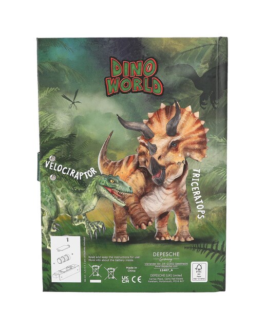 Diário do Dino World codificado por som 7
