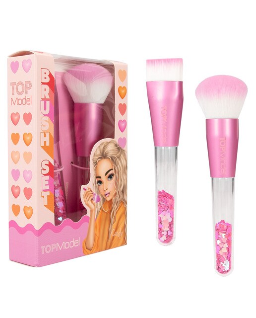 Conjunto de pincéis em forma de coração Beauty and Me TOPModel 3