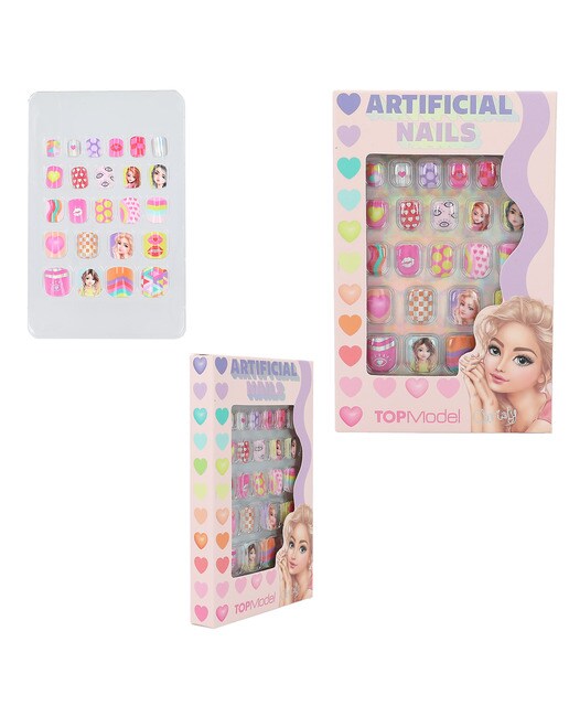 Uñas artificiales planas neón Beauty and Me TOPModel 1